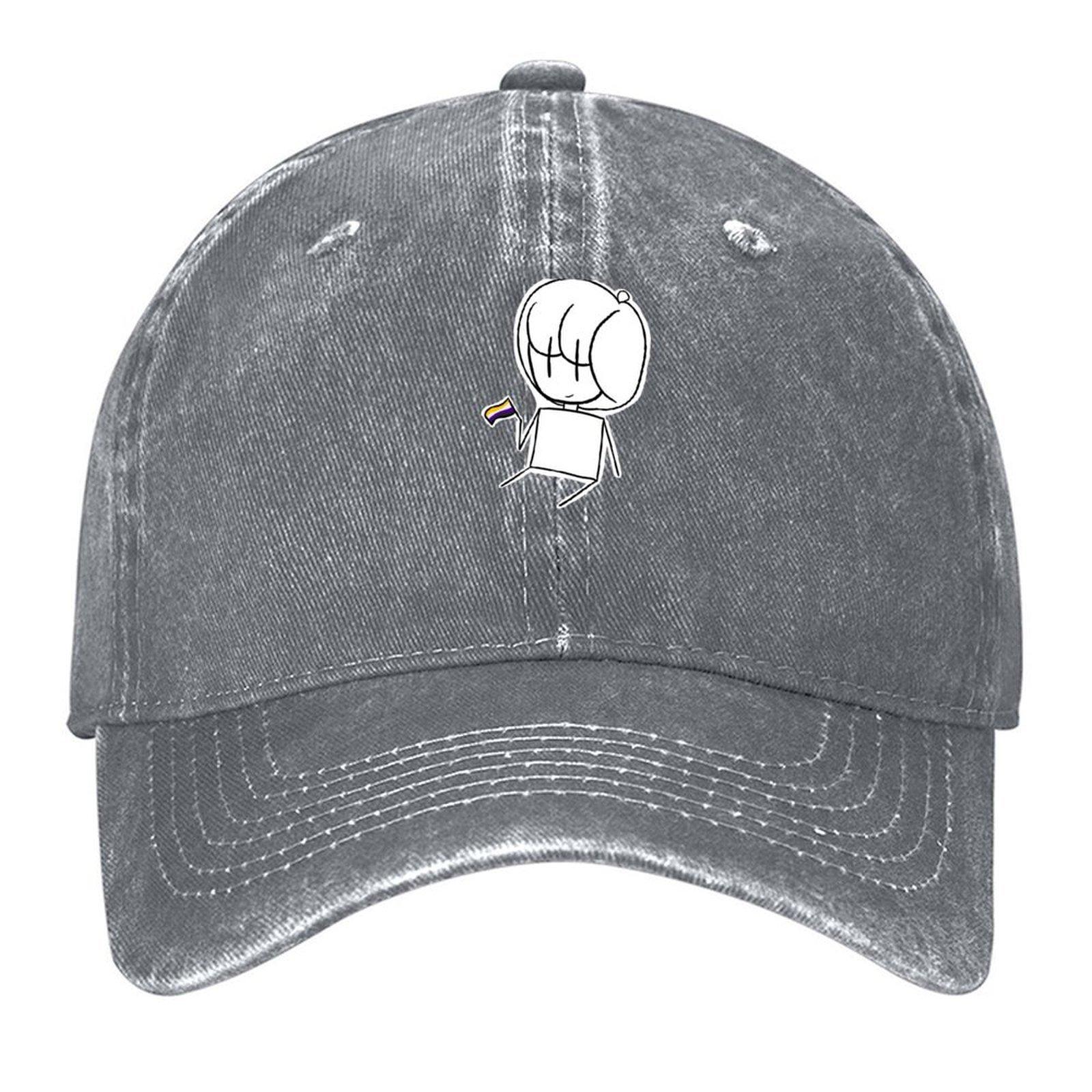 Nonbinary Pride Flag Baseball Cap hats for men Ball Cap Sun Cap Designer Hat For Women 2025 Men s