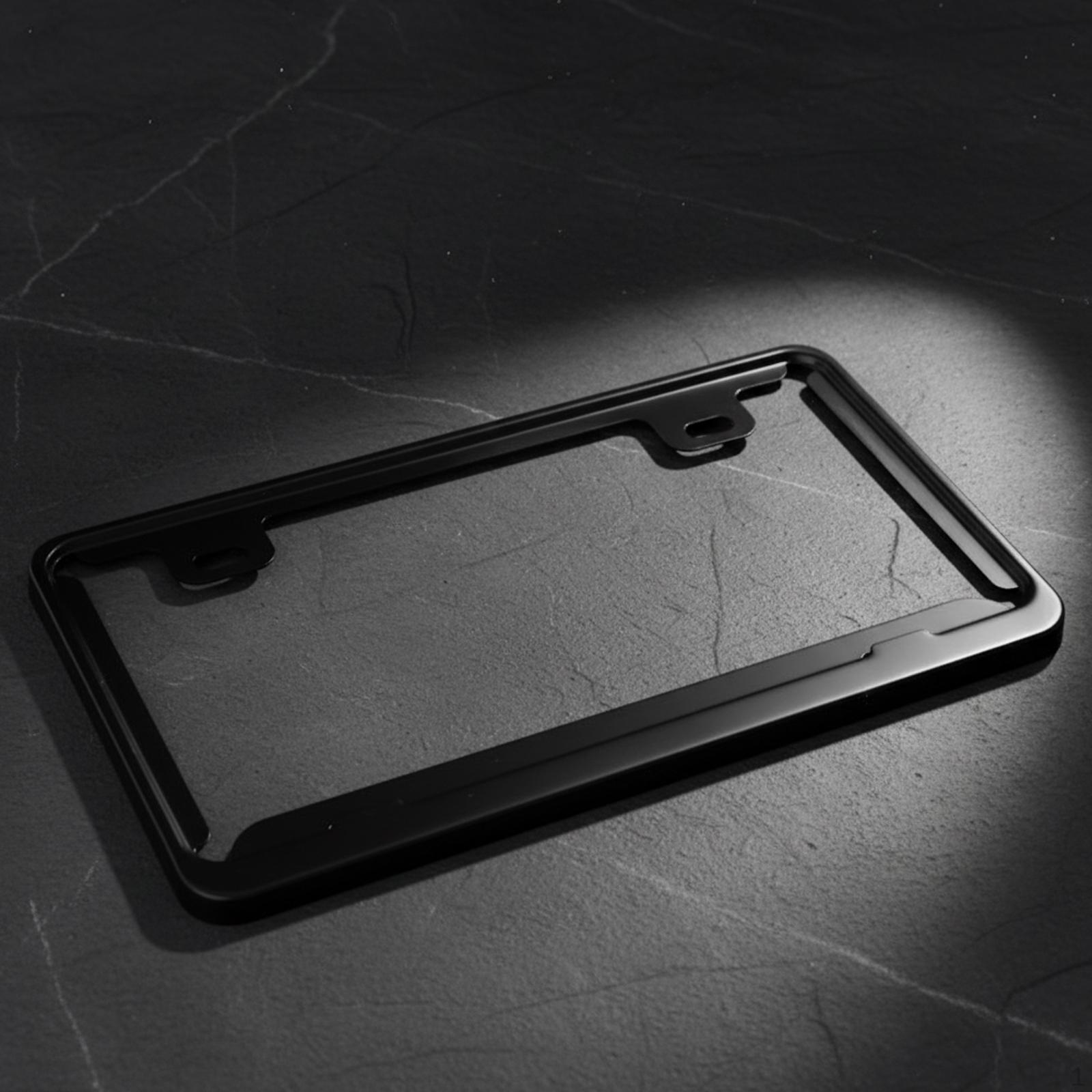 

Frame Car Cover Jp Standard Universal Decorative Rustproof Stainless Steel for Men Women Black