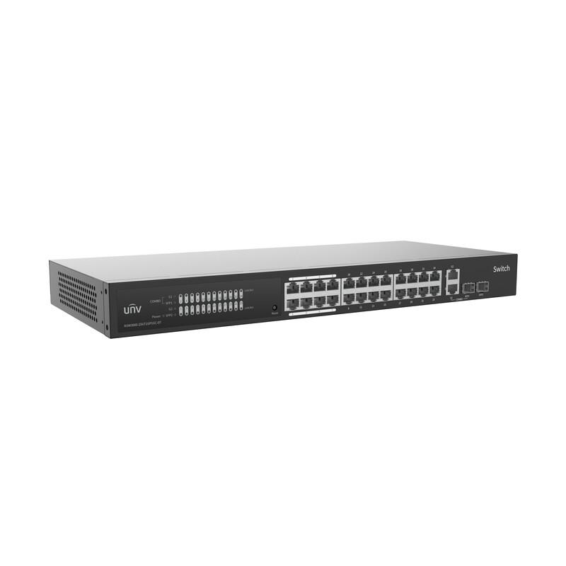 Uniview 24-Port Gigabit Cloud Managed Switch CN Plug (adapter Included)