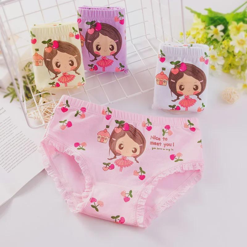 Girls' Fine Cotton Underwear, Sizes 2-12, Assorted Briefs and Shorts
