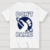Don't Panic Cotton Summer Casual Cool Loose T-Shirt