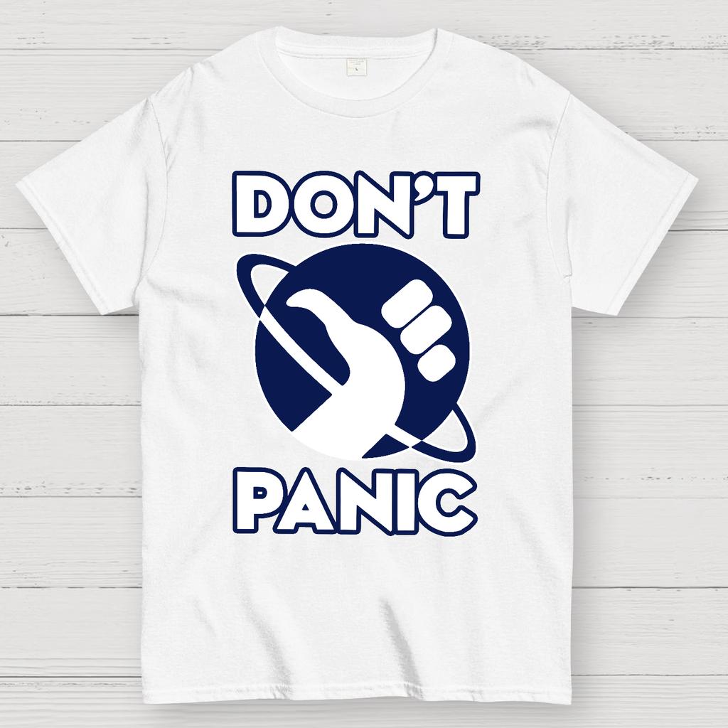 Don't Panic Cotton Summer Casual Cool Loose T-Shirt