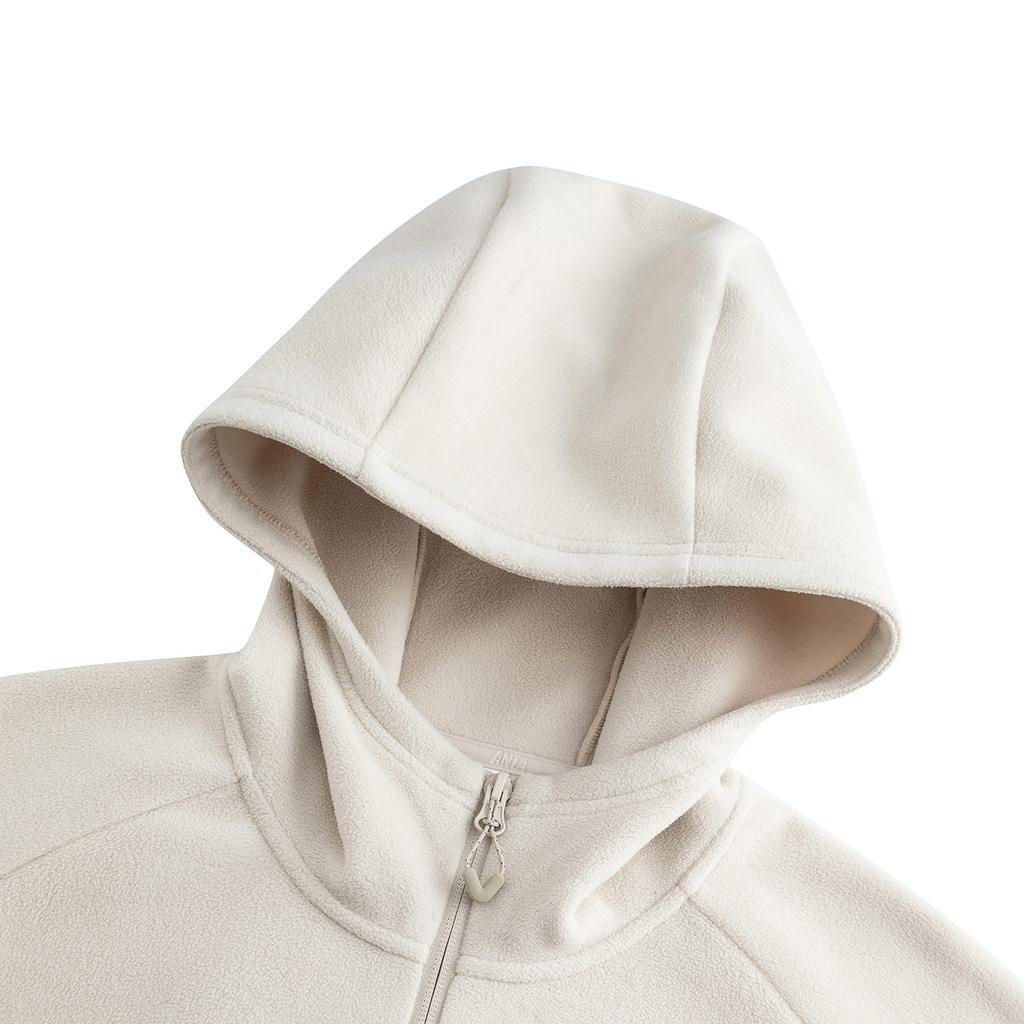 Anta Outdoor Series Fire Shell Warm Windproof Anti-Static Comfortable Versatile Casual Fashion Hooded Jacket Unisex Jackets Milled-Grey 972616701-1