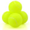 Durable 6.5cm Rubber Ball For Pets Bright Green And Orange