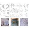 Water Soluble Embroidery Patterns Stabilizer, Sewing Stabilizers with Self-Adhesive Backing - Easy-To-Use Sewing Paper for Hats