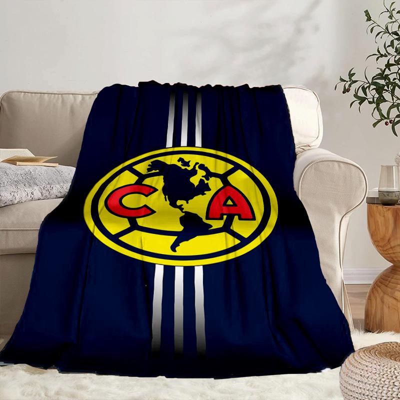 Club America Emblem Portable Blanket/Soft Blanket Bedding Blanket Suitable for Travel Camping Living Rooms Offices Sofas Fan Gifts
