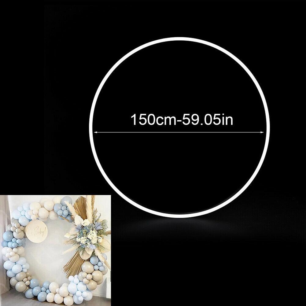 60/80/100/150CM Runder Ballonbogen-Set Halter für Ballonkreis Ballonständer Halterung Hochzeit Geburtstagsparty Dekoration Babyparty