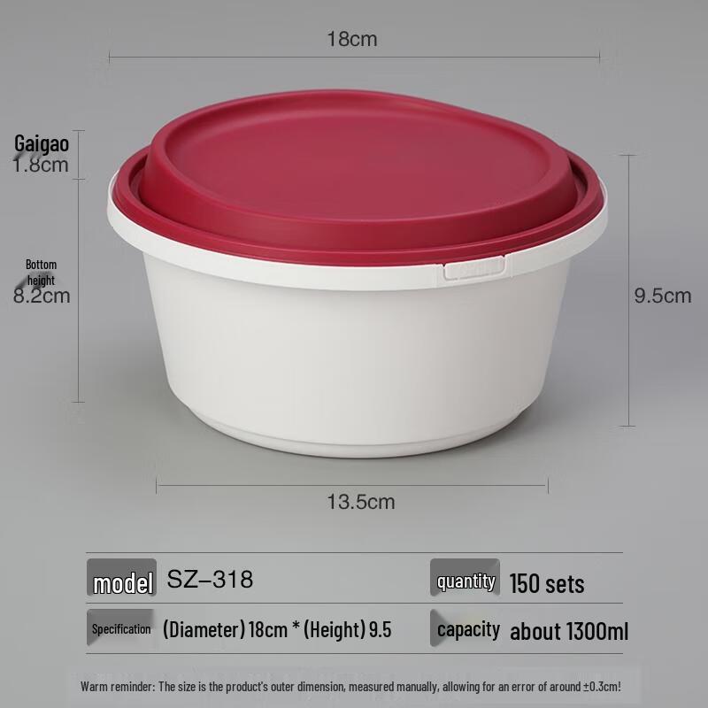 

HANDUNYOU Rectangular Disposable Food Containers