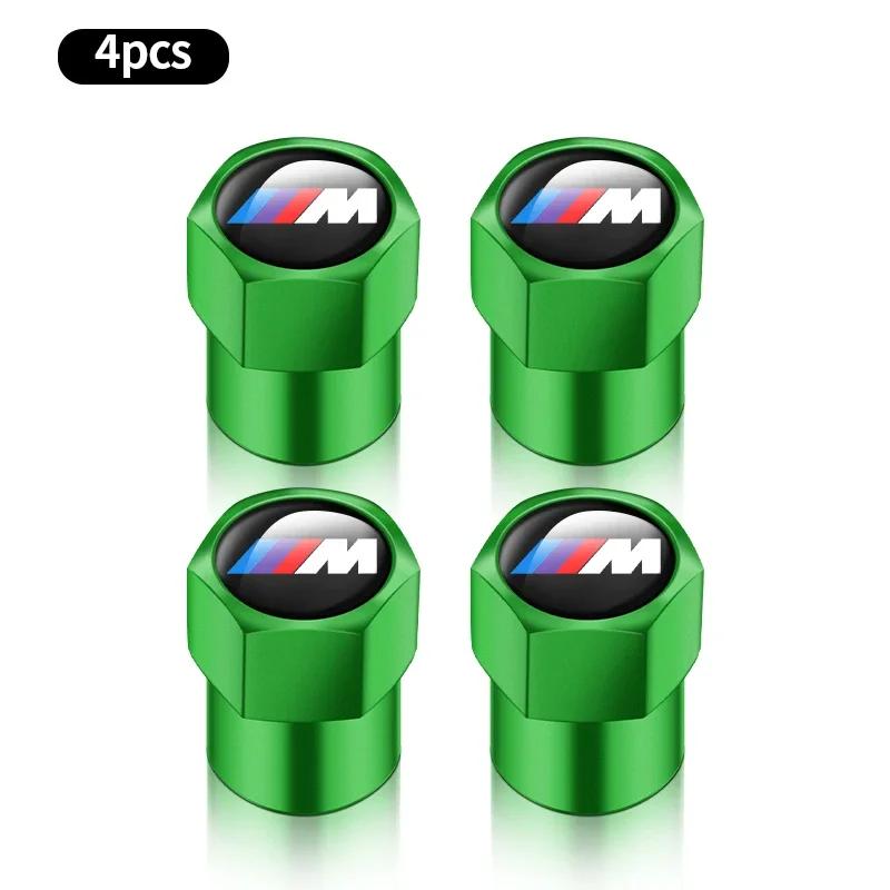 4pcs Metal Car Wheel Tire Valve Air Stem Cap Covers For BMW M M3 M5 F10 F30 F20 E28 E30 E34 E36 E39 E46 E91 Performance X1 X2 X5