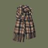 New 2025 Imitation Cashmere Women Scarf Winter Preppy Style Vintage Plaid Scarve Pashmina Mujer Foulard Blanket Wrap Shawl Pareo