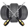 Tire Cleaning Hook, Auto Remover Tire Stones Removing Tool for Car Motor Bike Tire Stainless Steel Hook Car Tire Cleaning Tools