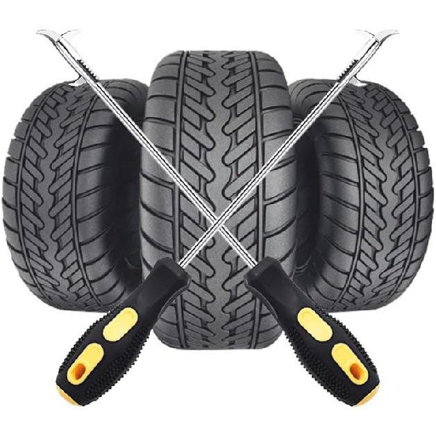 Tire Cleaning Hook, Auto Remover Tire Stones Removing Tool for Car Motor Bike Tire Stainless Steel Hook Car Tire Cleaning Tools
