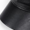 Beret Cap Faux Leather Adjustable Octagon Faux Leather Hats for Party