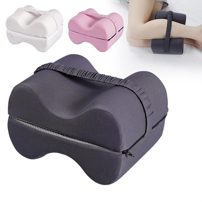 1 Leg & Knee Support Pillow with Straps Pregnant Women's Pillows Medium Anti Slip Falling Pillow Hardness Pillow Detachable Pillow Solid Color Pillow