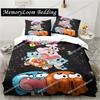 3D-gedrucktes Anime Amazing World Gumball Bettwäscheset Bettbezug Schlafzimmer Decke Einzel-Doppel-King-Size-Steppdecke Heimtextilien