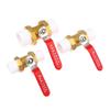 Brass PPR Fittings Hot Melt Ball Valve 2 Way Straight-through Valve Water Shut Off Flow Controller Switch Connector