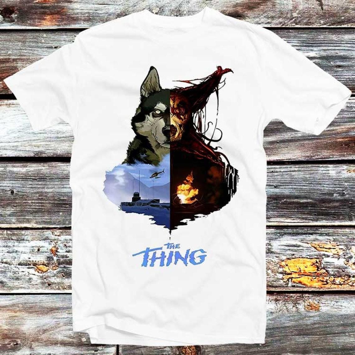 The Thing T Shirt Movie Horror John Carpenter 80s Unisex Tee M