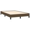 Maison Exclusive - Sommier à lattes de lit et matelas marron foncé 120x190cm tissu