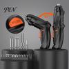 Ergonomic Power Drill Rechargeable Electric Screwdriver Set, Adjustable Torque And Grip Screwdriver, Dual-Purpose Compact Cordless Kit for Home