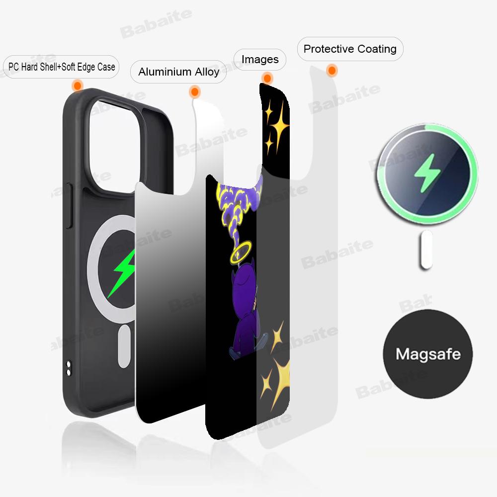 

Rapper Thasup Phone Case Magnetic Case For IPhone 16 14 13 12 11 15 Pro Max Plus For Magsafe Wireless Charge Cover iPhone 16pro max