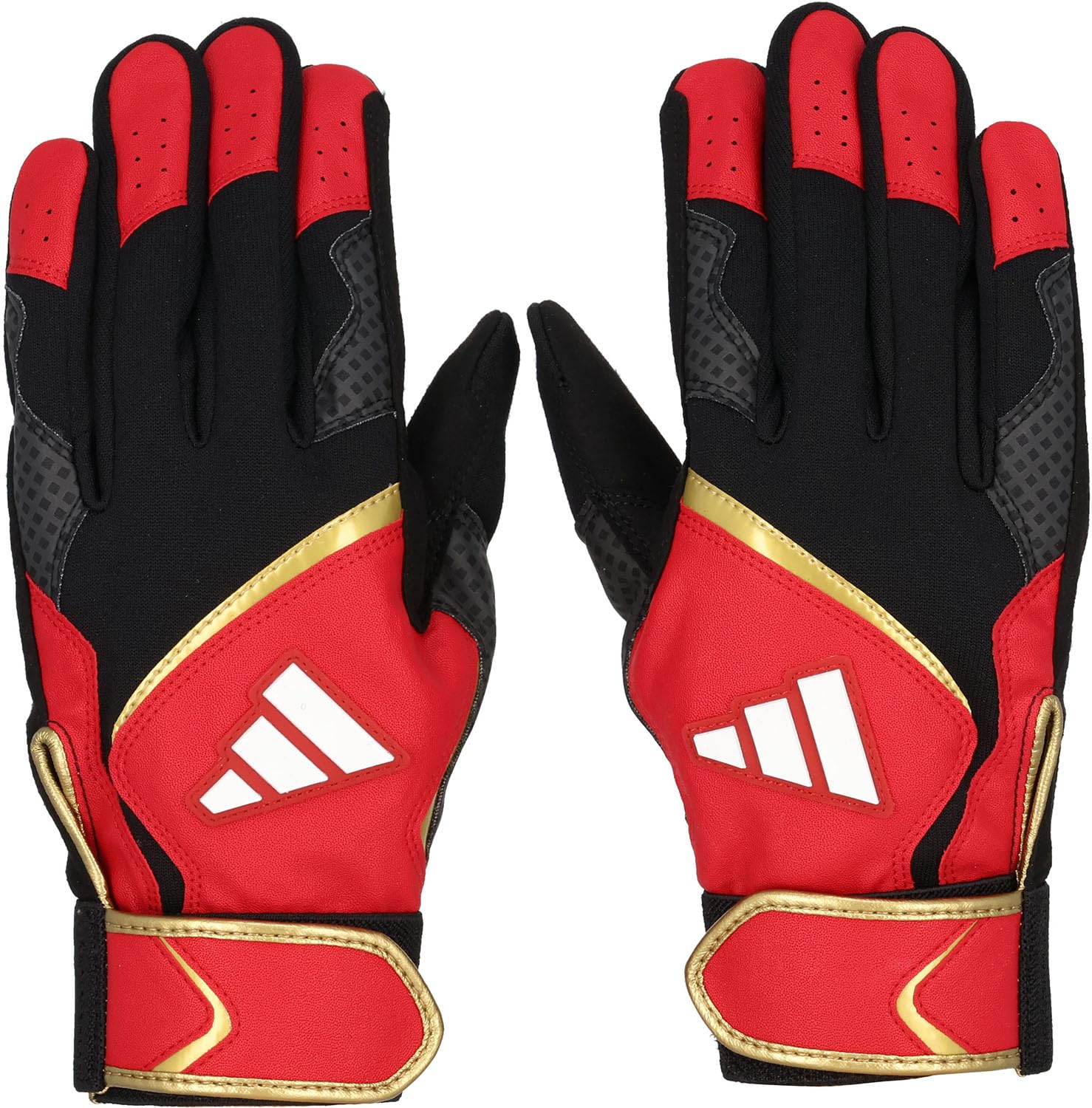 

Перчатки adidas для бейсбола, размер LBG854, красные с золотым, 23, теплые, (6482), Большой,