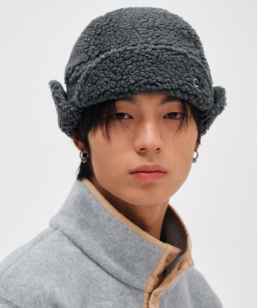CLOVE [23Fw Clove] Fleece Trapper Hat (2Color)