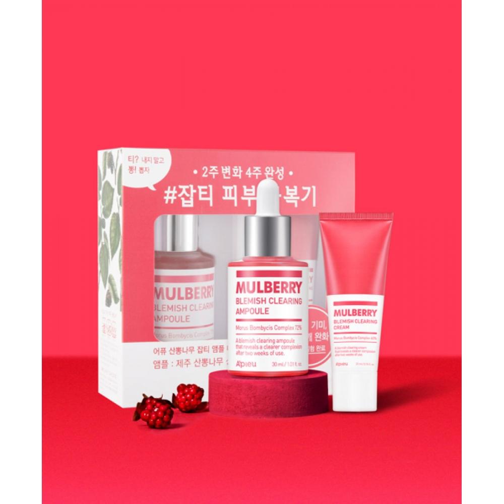 Apieu Mountain Mulberry Blemish Ampoule Large Capacity Planning Set FREE