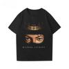 2026 Summer Michael Jackson Retro Rock Trendy Heavy Metal Luxury ShortSleeved Unisexs Womens Casual TShirt