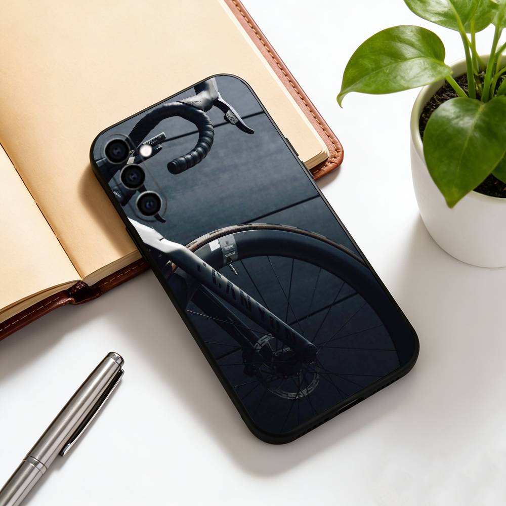 Road cycling Phone Case For Samsung Galaxy A73,A72,A71,A70,A53,A52,A51,Others Soft Black Cover