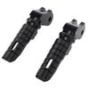 Motorcycle Front Foot Pegs Short Handle Anti Slip Aluminum Alloy Sturdy High Strength Footrest Pegs Pedals For T100