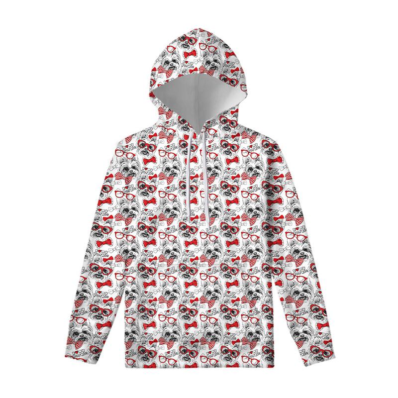 

Милая толстовка с капюшоном с рисунком йоркширского терьера, мужская уличная повседневная толстовка с капюшоном с принтом животных и собак, модная толстовка с длинным рукавом, Swearshirt 4XL