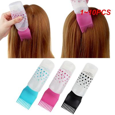 1~10PCS Colori Shampoo Bottiglia Olio Pettine Applicatore Bottiglia Graduata Grande Capacità Dispensazione Salone Colorazione Capelli Styling