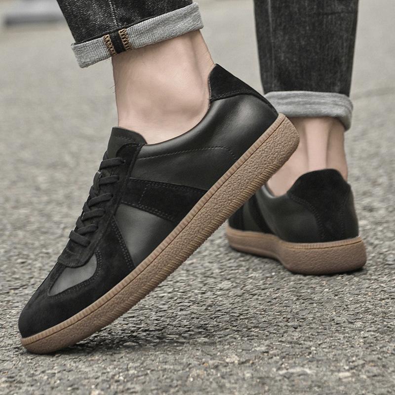 Men's Shoes New Business Casual Leather Shoes Men's Soft-soled Doudou Shoes Men's Loafers Lazy Shoes Men