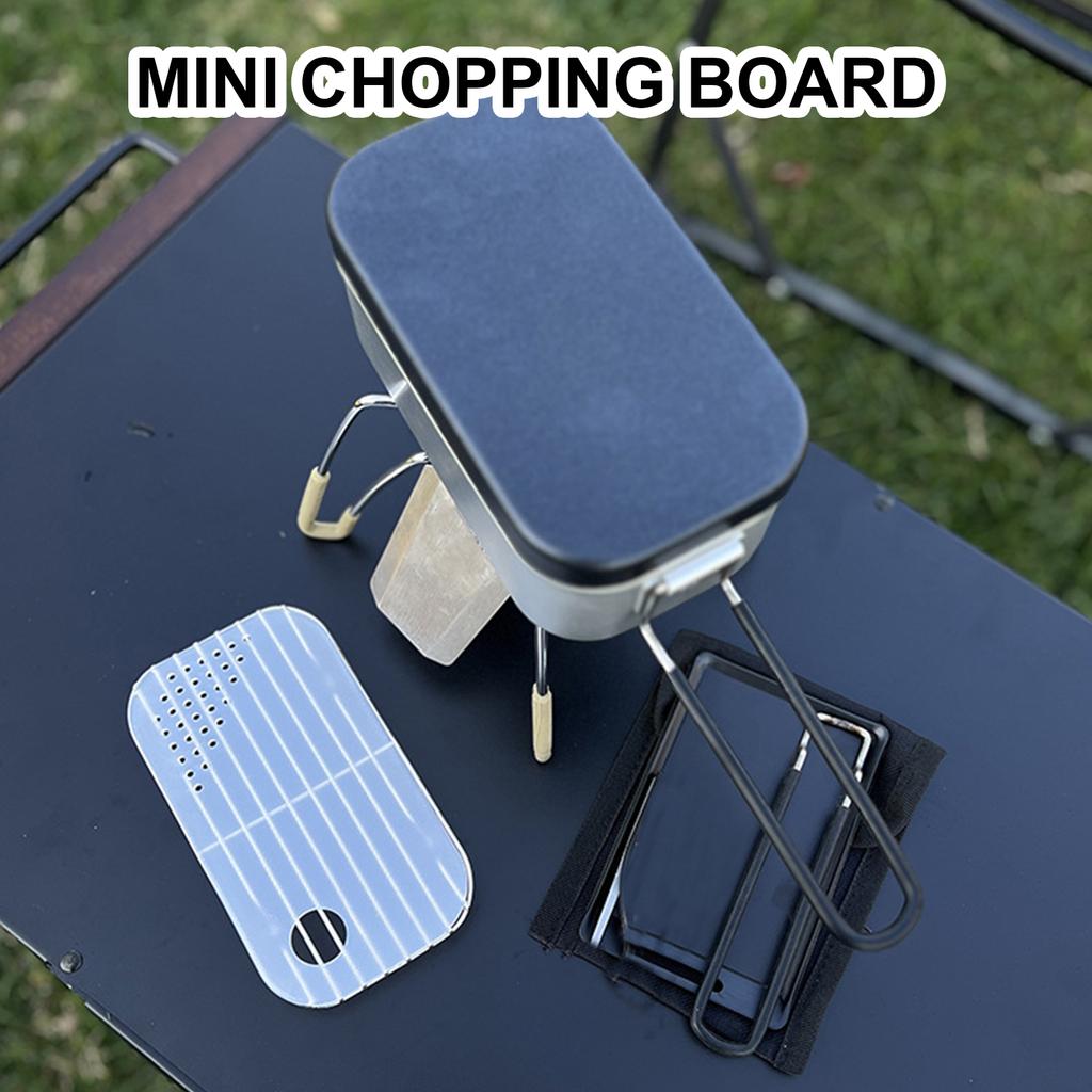 Mini Kitchen Cutting Board Small Fruit Cutting Board Chopping Board Mat Thick Board with Easy Grip Handle and Porous