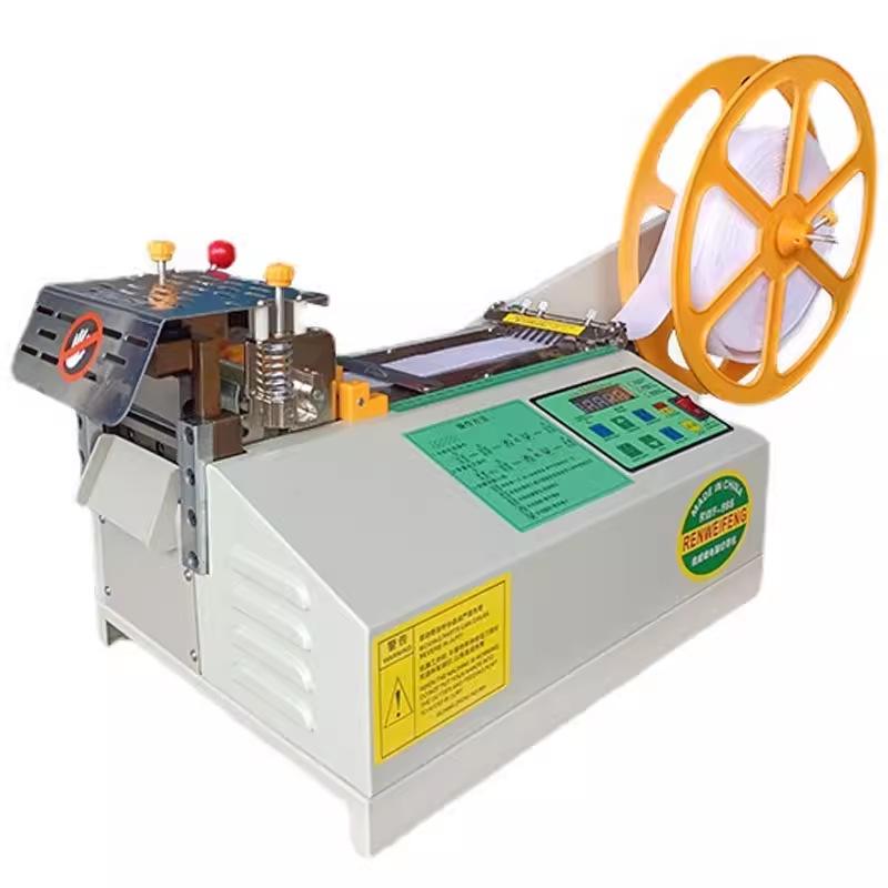 Small Hot and Cold Webbing Cutting Machine with Large LCD Screen (English/Chinese)