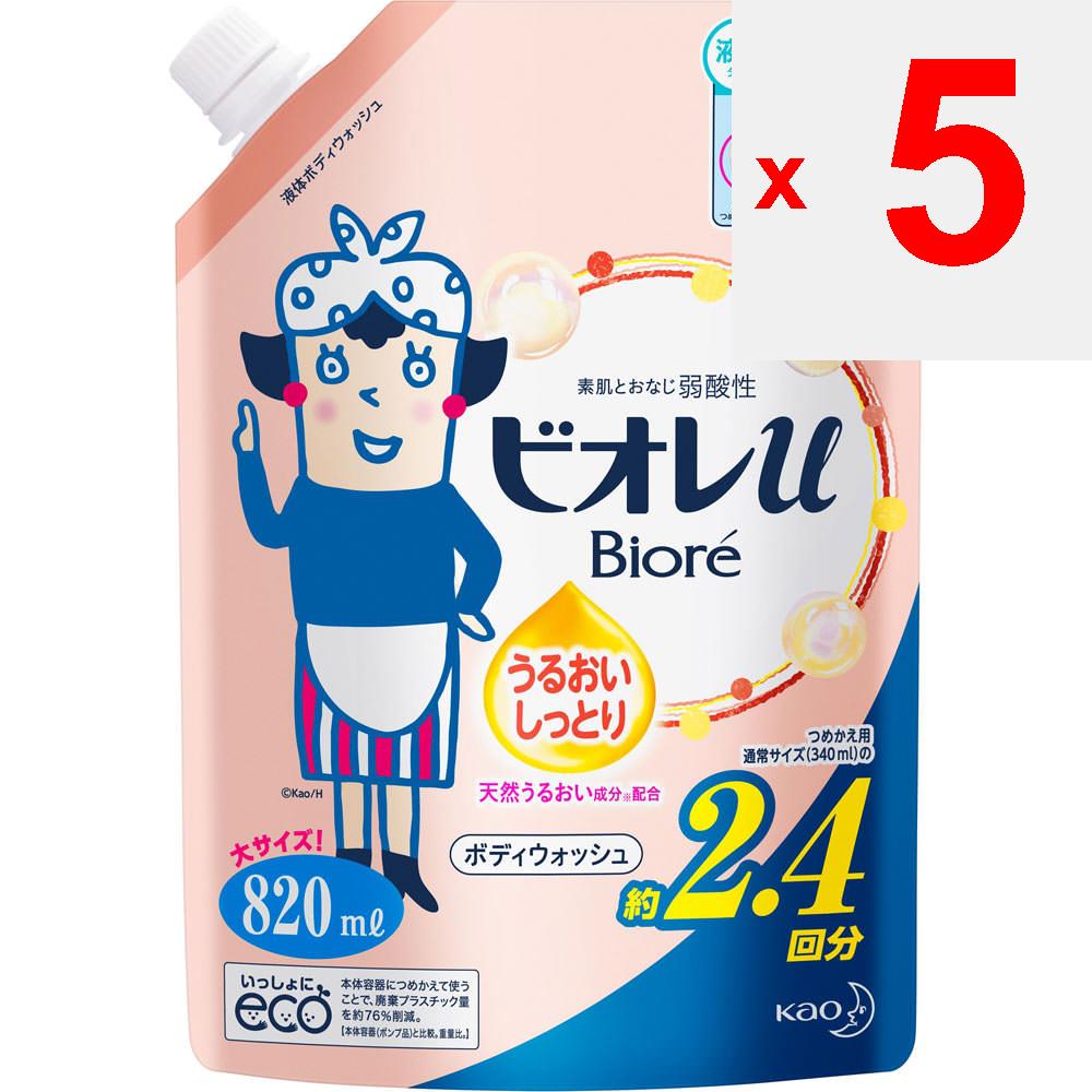 KAO Biore u Biore u Nawilżający wkład uzupełniający 820 ml do ogólnego zastosowania (Biore II) Mydło do ciała Nanieś odpowiednią ilość mydła na wilgotny ręcznik lub gąbkę, spień i wmasuj.