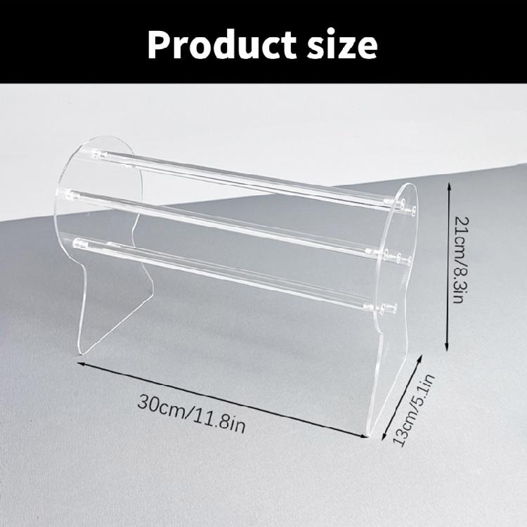 Unique Acrylic Headband Display Rack Versatile Headband Organizers Rack Suitable For Storefronts And Dressing Tables