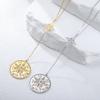Dawapara Tetragrammaton Pentagram Necklaces Witches Knot Pendant Wiccan Protection Amulet Stainless Steel Jewelry