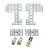 2LOOP 3-Chip SMD 7-Piece CR-Z ZF1 LED Room Lamp - Bulb Color