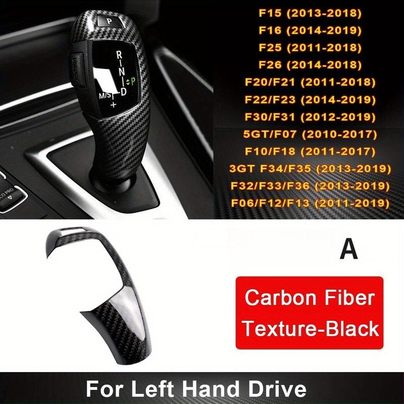 Car Gear Shift Frame Trim for BMW 1 2 3 4 Series F20 F21 F22 F23 F30 F34 F35 F32 F33 F36 Carbon Fiber Style Car Accessories