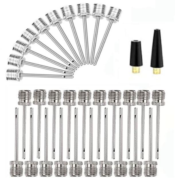 Three-Piece Metal Air Nozzle and Needle Set for Car Air Pumps
