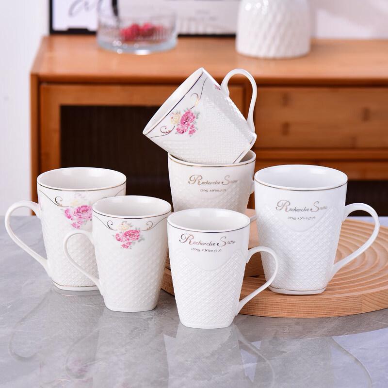 ZISIZ Crystal Porcelain Tea Cup