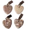 4 Pcs Table Cloth Clips for Outside Table Tablecloth Weights Clips Marble Heart Shape Heavy Duty Tablecloth Pendant
