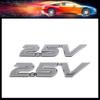 3D Premium 2.5V 2.5 V Letters for Japan Japanese SUV Off Road Car Engine Hood Fender Trunk Tail Rear Decal Emblem Badge Sticker