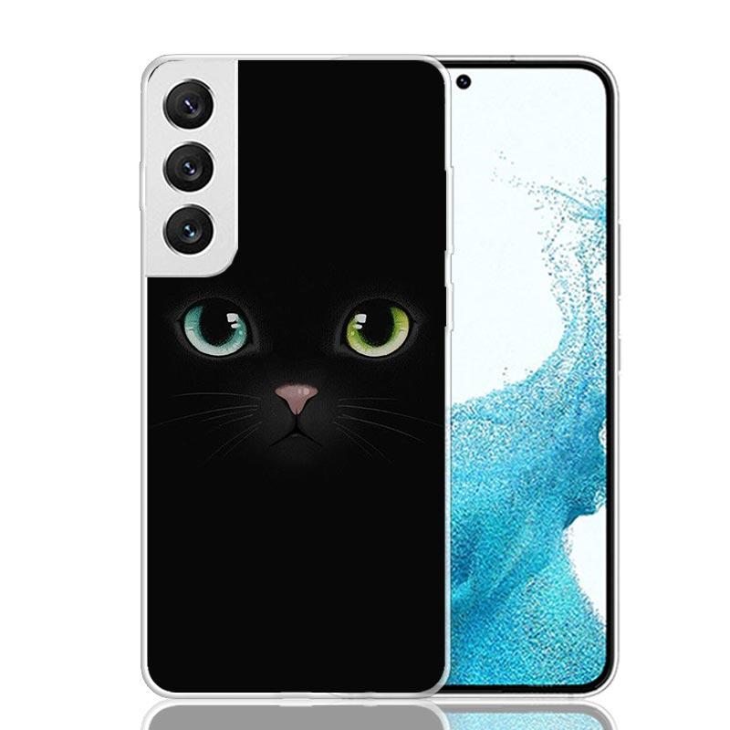 Cat Cute Kitten Cartoon Phone Case For Samsung Galaxy S26 S25 Edge S24 S23 FE S22 Ultra S21 Plus S20 + Fundas Cover Coque Galaxy