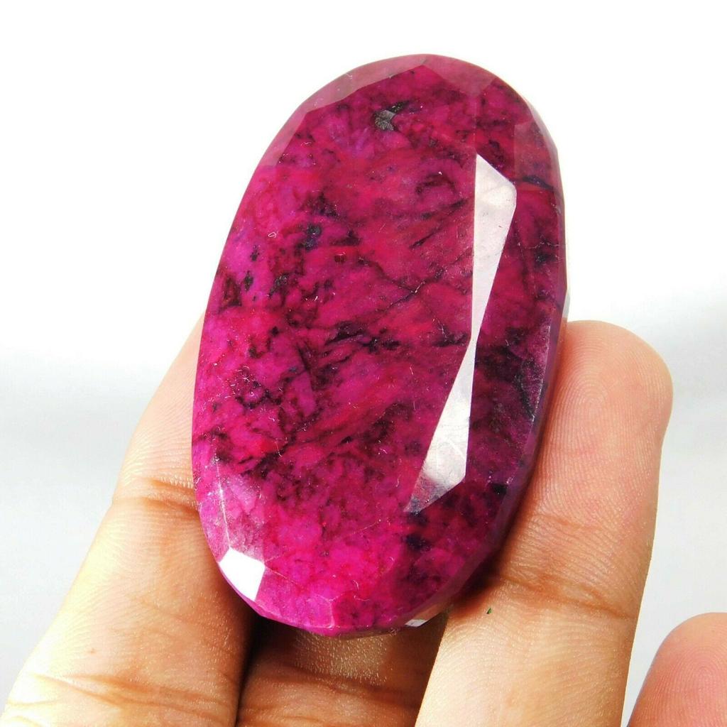 230 Ct Natural Oval African Pigeon Blood Red Ruby Certified Huge Loose Gemstone A-722