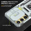 Armor Series For Samsung Galaxy A35 5G/A55 5G Kickstand Case Slide Lens Protection PC+TPU Phone Cover