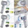 Home Multifunctional Wireless Handheld Electric Cleaning Brush For Kitchen And Bathroom Surface Maintenance