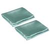 2pcs 75 X 150D Satin Pillowcase Soft Pillow Cover With Envelope Sealed Beddings Vert