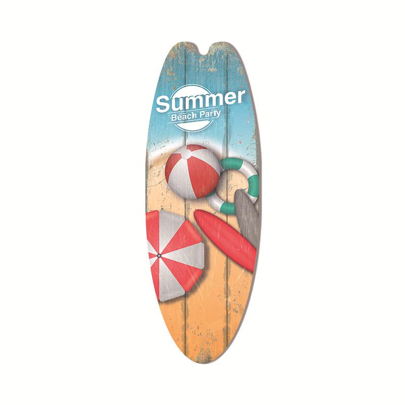 Hawaiian Surfboard Pendant Beach Wall Decoration Sign